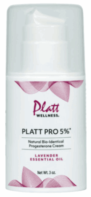 Platt PRO 5% Bio-Identical Progesterone Cream w/Lavender Essential Oil